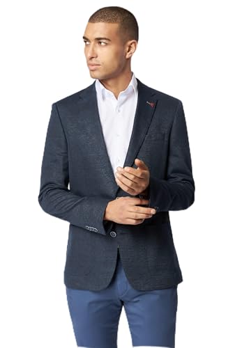 Roy Robson Herren Sakko Slim Fit (DE/NL/SE/PL, Numerisch, 27, Regular, Regular, dark blue) von Roy Robson