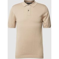 Roy Robson Poloshirt in unifarbenem Design in Beige, Größe XXL von Roy Robson