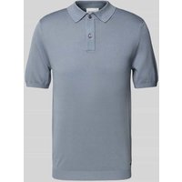 Roy Robson Poloshirt mit kurzer Knopfleiste in Rauchblau, Größe XXL Roy Robson Poloshirt mit kurzer Knopfleiste in Rauchblau, Größe XXL von Roy Robson