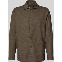 Roy Robson Regular Fit Hemdjacke mit Kentkragen in Mittelbraun, Größe XXXL Roy Robson Regular Fit Hemdjacke mit Kentkragen in Mittelbraun, Größe XXXL von Roy Robson