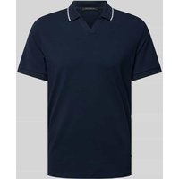 Roy Robson Regular Fit Poloshirt mit Kontraststreifen in Marine, Größe L von Roy Robson