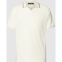 Roy Robson Regular Fit Poloshirt mit Kontraststreifen in Offwhite, Größe L von Roy Robson