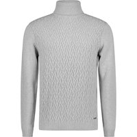 Roy Robson Rollkragenpullover mit Zopfstrickmuster und Modalanteil in L von Roy Robson