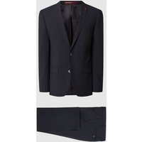 Roy Robson Slim Fit Anzug mit 2-Knopf-Sakko in Dunkelblau, Größe 102 von Roy Robson