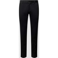 Roy Robson Slim Fit Chino mit Stretch-Anteil in Black, Größe 46 von Roy Robson