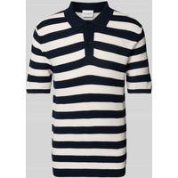 Roy Robson Slim Fit Poloshirt mit Label-Detail in Weiss, Größe L von Roy Robson