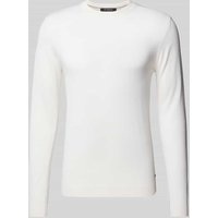 Roy Robson Strickpullover mit Rundhalsausschnitt in Offwhite, Größe L von Roy Robson