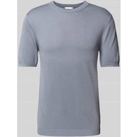 Roy Robson T-Shirt mit gerippten Abschlüssen in Rauchblau, Größe XXL Roy Robson T-Shirt mit gerippten Abschlüssen in Rauchblau, Größe XXL von Roy Robson