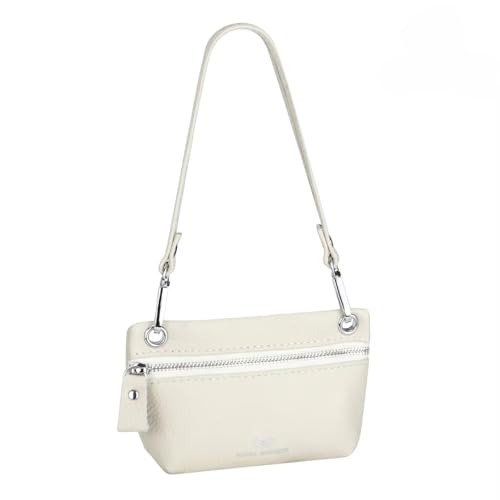 Royal Bagger RFID-Blockierung Münze Geldbeutel für Frauen Echtes Leder Portable kleine Handtasche Mode Casual Clutch Wallet 2800 (Weiß) von Royal Bagger