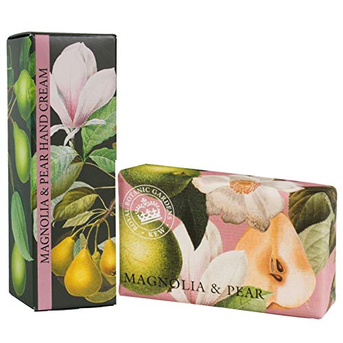 Royal Botanic Gardens KEW Handcreme & Sheabutter Seife Geschenkset - Magnolie & Birne von Royal Botanic Gardens Kew