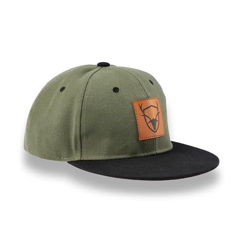 Royal Hunter Basecap I Hirsch mit Leder-Patch I Outdoor Cap Herren I Flexfit Cap I Snapback I Basecap Herren I Jagdkappe I Jäger Zubehör I Kappe Herren I Geschenk für Jäger von Royal Hunter