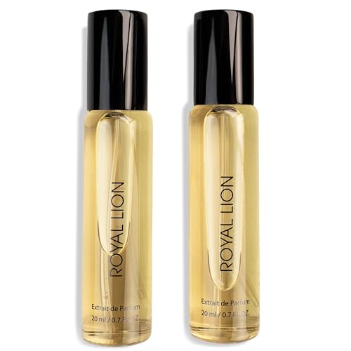 Royal Lion Twist Case Parfum Recharge-Set | Extrait de Parfum (2x20 ml) - Fruchtige Kirsche, Harmonische Türkische Rose, Sandelholz, Amber Gourmet-Duft (CharryGlam - UNISEX) von Royal Lion