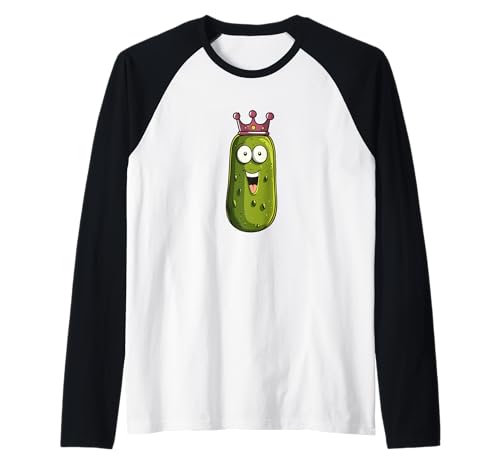 Tolles Pickle mit Königskrone Kostüm für Jungen und Mädchen Raglan Tolles Pickle mit Königskrone Kostüm für Jungen und Mädchen Raglan von Royal Pickle Outfit