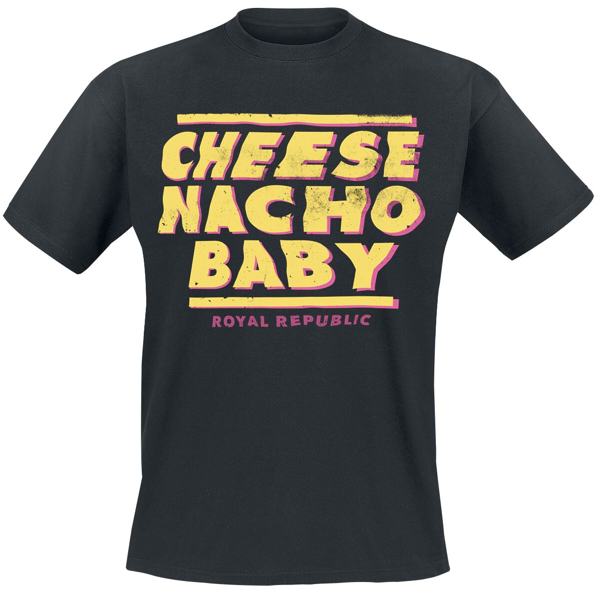 Royal Republic T-Shirt - Cheese Nacho Baby - S bis XXL - für Männer - Größe M - schwarz  - Lizenziertes Merchandise! von Royal Republic