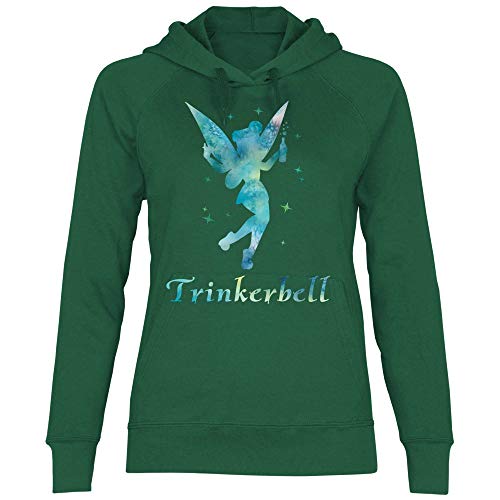 Royal Shirt Damen Hoodie Trinkerbell, Größe:L, Farbe:Bottle Green von Royal Shirt