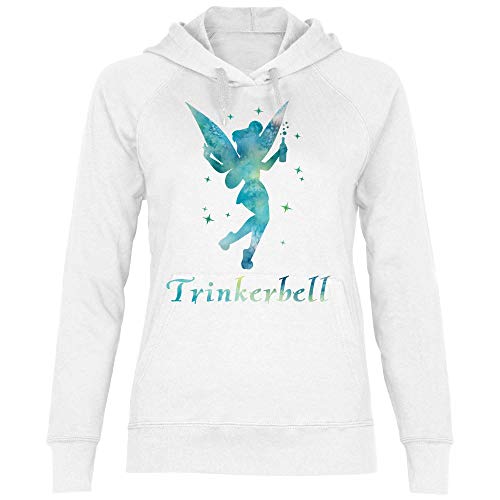 Royal Shirt Damen Hoodie Trinkerbell, Größe:L, Farbe:White von Royal Shirt