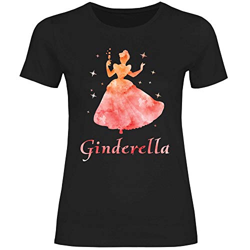 Royal Shirt Damen T-Shirt Ginderella, Größe:M, Farbe:Black von Royal Shirt
