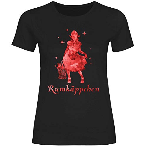 Royal Shirt Damen T-Shirt Rumkäppchen, Größe:3XL, Farbe:Black von Royal Shirt