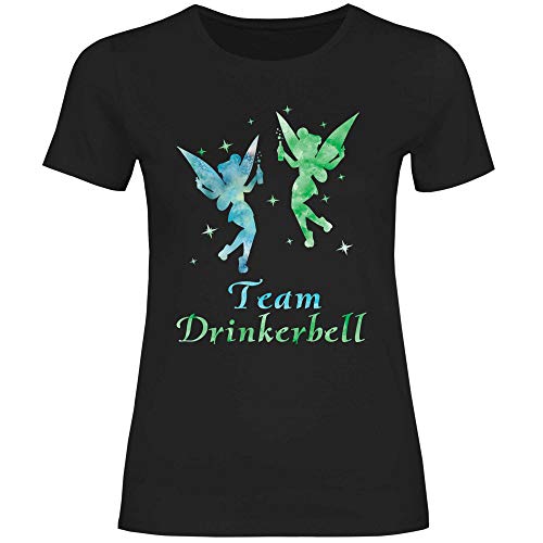 Royal Shirt Damen T-Shirt Team Drinkerbell, Größe:3XL, Farbe:Black von Royal Shirt