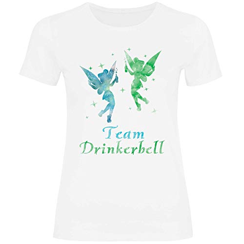 Royal Shirt Damen T-Shirt Team Drinkerbell, Größe:L, Farbe:White von Royal Shirt