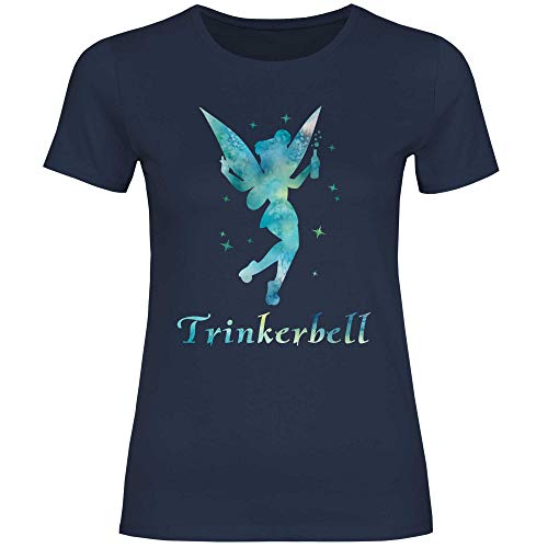 Royal Shirt Damen T-Shirt Trinkerbell, Größe:M, Farbe:Navy von Royal Shirt