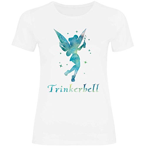 Royal Shirt Damen T-Shirt Trinkerbell, Größe:S, Farbe:White von Royal Shirt