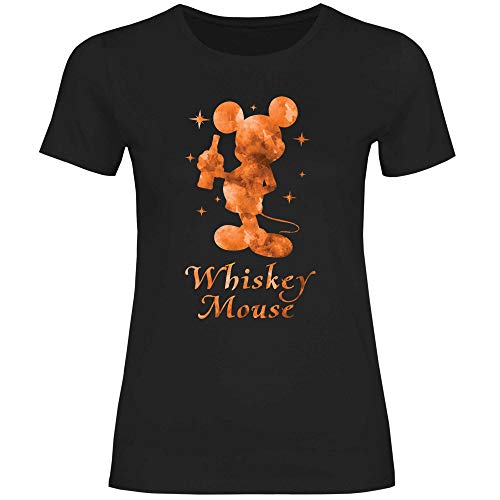 Royal Shirt Damen T-Shirt Whiskey Mouse, Größe:XXL, Farbe:Black von Royal Shirt