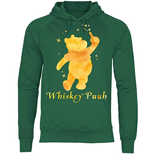 Royal Shirt Herren Hoodie Whiskey Puuh, Größe:L, Farbe:Bottle Green von Royal Shirt