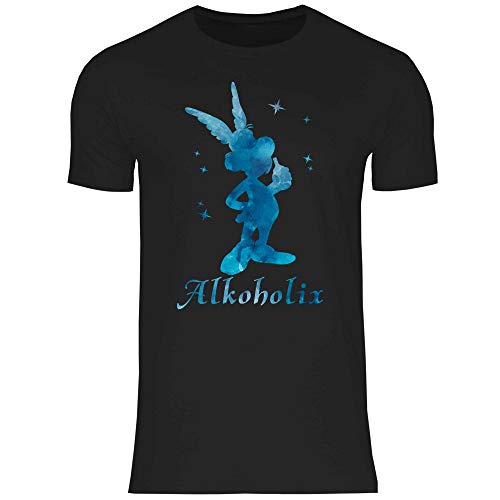 Royal Shirt Herren T-Shirt Alkoholix, Größe:L, Farbe:Black von Royal Shirt