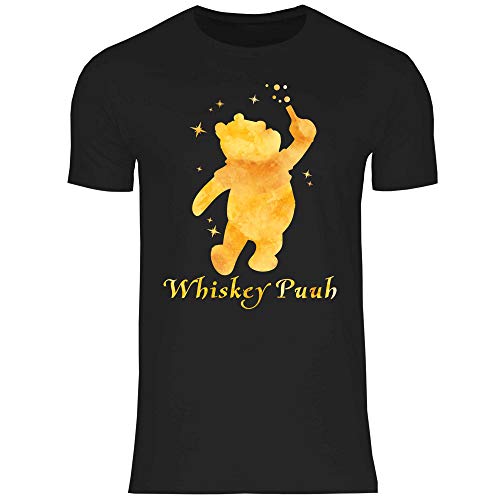 Royal Shirt Herren T-Shirt Whiskey Puuh, Größe:XXL, Farbe:Black von Royal Shirt