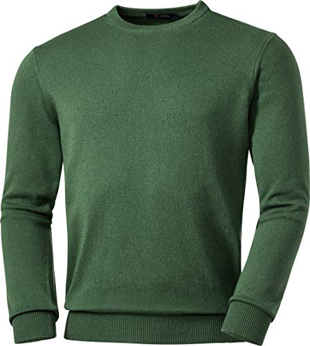 Royal Spencer Herren Rundhals-Pullover aus Kaschmir-Seide, Kaschmirpullover in Mehreren Farben, kuscheliger Winterpullover, angenehm zu tragen, Grün, XXL von Royal Spencer