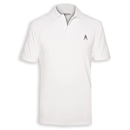 Royal & Awesome Golf-Polo-Shirts für Herren, Golf-Oberteile für Männer, Golf-Shirts für Herren, Golf-Shirts, Herren-Golf-Polo-Shirts, weiß, 3XL von Royal & Awesome