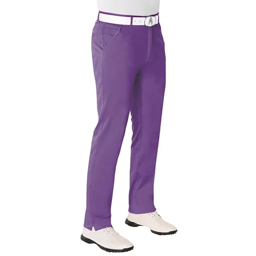Royal & Awesome Purple Golfhose für Männer, Herrengolfhosen, Funky Männergolfhosen, Golfchino für Männer Royal & Awesome Purple Golfhose für Männer, Herrengolfhosen, Funky Männergolfhosen, Golfchino für Männer von Royal & Awesome