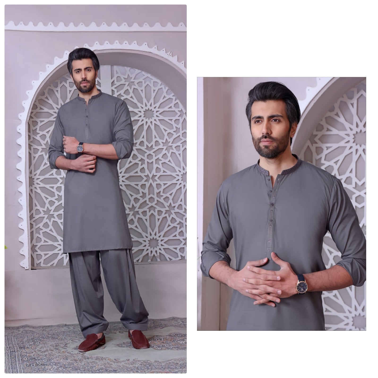 Herren Shalwar Kameez | Männer Punjabi Anzug Eid Kurta Pyjama Set Kurta Für Mann von RoyalClubClothing