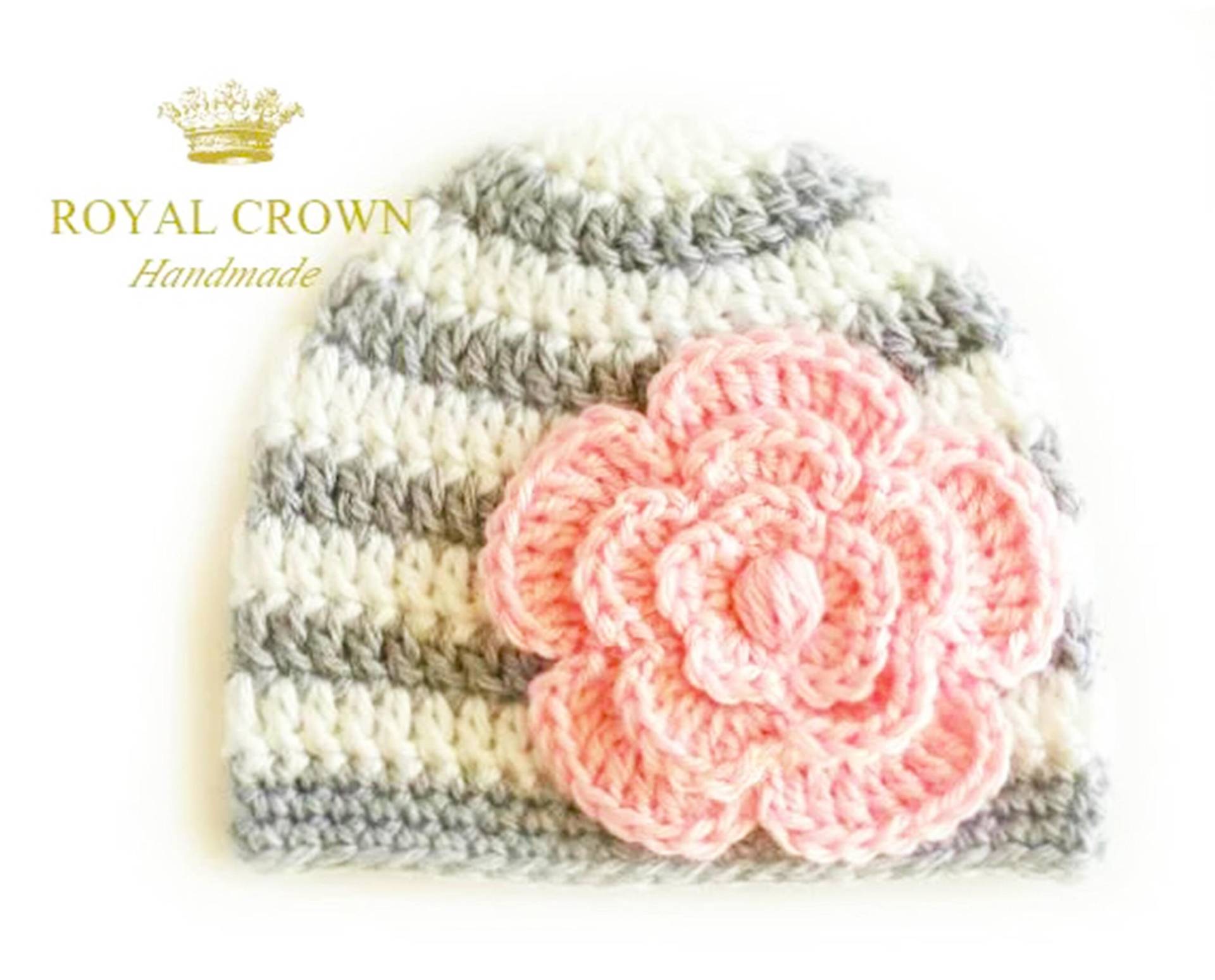 Gehäkelte Baby-Hut, Neugeborenen Mädchen Hut, Baby-Mädchen Hüte, Mütze, Baby-Geschenk, Niedlichen Häkelmütze von RoyalCrownHandmade