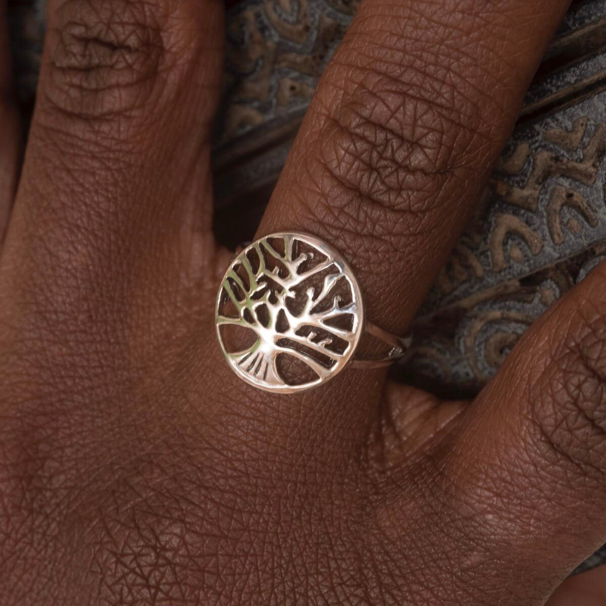 Baum Des Lebens Sterling Silber Ring von RoyalMileSilver