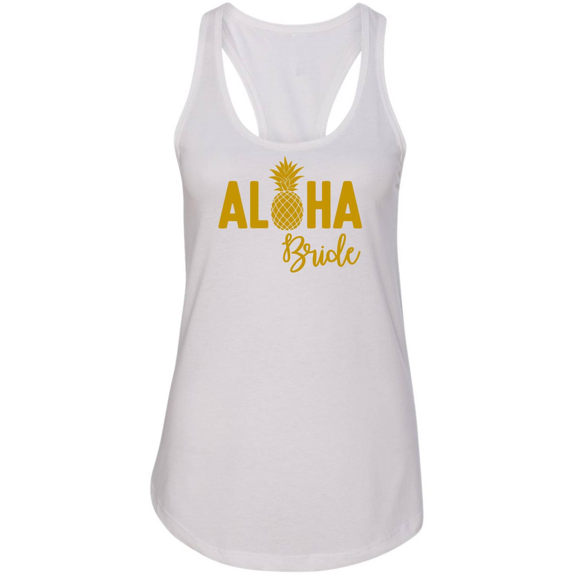 Aloha Braut Tank-Top Bachelorette Party Individuell Bedruckt Aloha Braut Tank-Top Bachelorette Party Individuell Bedruckt von RoyalTInc