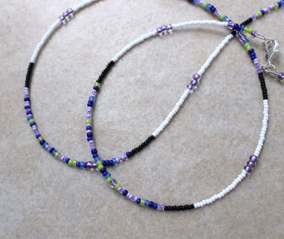 Hanalei Bay - Einzigen Strang Waistbead, Custom Fit, Sterling Silber Verschluss Hanalei Bay - Einzigen Strang Waistbead, Custom Fit, Sterling Silber Verschluss von RoyalWaistbeads