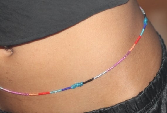 Kaleidoskop Remix - Color Pop Waistbeads, Custom Fit, Hochqualitatives Beading Kabel Kaleidoskop Remix - Color Pop Waistbeads, Custom Fit, Hochqualitatives Beading Kabel von RoyalWaistbeads