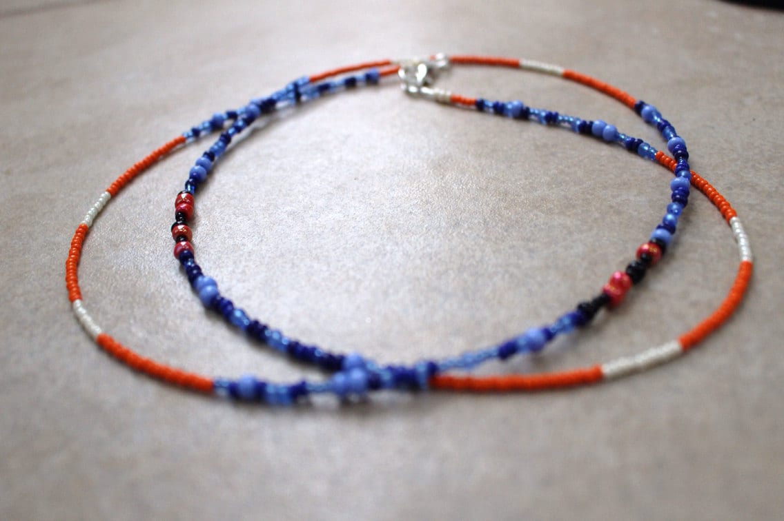 Maui - Bunte Passgenau Waistbeads, Sterling Silber Verschluss Maui - Bunte Passgenau Waistbeads, Sterling Silber Verschluss von RoyalWaistbeads
