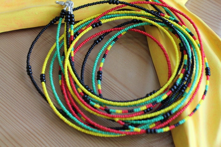 Mutter Afrika - Fünf Strander Deluxe Waistbeads Mutter Afrika - Fünf Strander Deluxe Waistbeads von RoyalWaistbeads