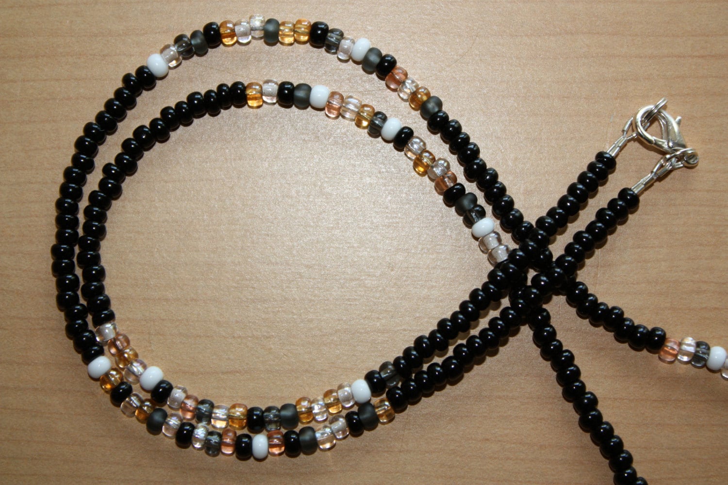 Sea Stones - Schwarze Taillenperle, Neutrale Akzentperlen Sterlingsilberverschluss Sea Stones - Schwarze Taillenperle, Neutrale Akzentperlen Sterlingsilberverschluss von RoyalWaistbeads