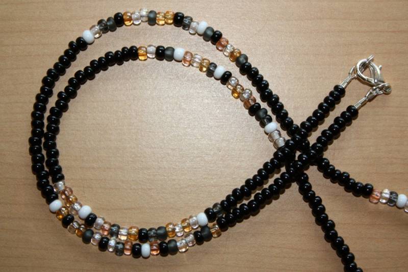 Sea Stones - Schwarze Taillenperle, Neutrale Akzentperlen Sterlingsilberverschluss Sea Stones - Schwarze Taillenperle, Neutrale Akzentperlen Sterlingsilberverschluss von RoyalWaistbeads