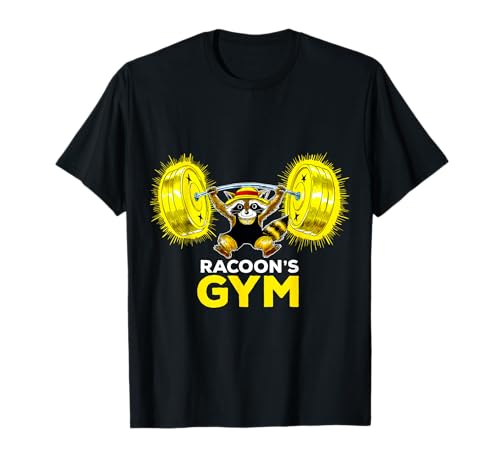Lustiger Waschbär Gym Club Fitness Geschenk Workout Männer Frauen Kinder T-Shirt Lustiger Waschbär Gym Club Fitness Geschenk Workout Männer Frauen Kinder T-Shirt von Royalty Fee