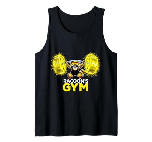 Lustiger Waschbär Gym Club Fitness Geschenk Workout Männer Frauen Kinder Tank Top Lustiger Waschbär Gym Club Fitness Geschenk Workout Männer Frauen Kinder Tank Top von Royalty Fee
