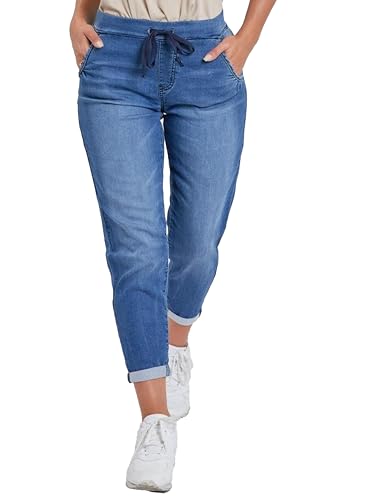 Royalty For Me Damen Petite Kozy Fit Mid Rise Jogger, M Warm Medium Blue, Medium Zierlich von Royalty For Me