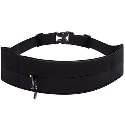 Roysmart Laufgürtel für Handy, Hüfttasche, Lauftasche Jogging, Bauchtasche Damen und Herren Sportgürtel, Running Belt zum Joggen, Laufen, Sport, Fitness (Schwarz) von Roysmart