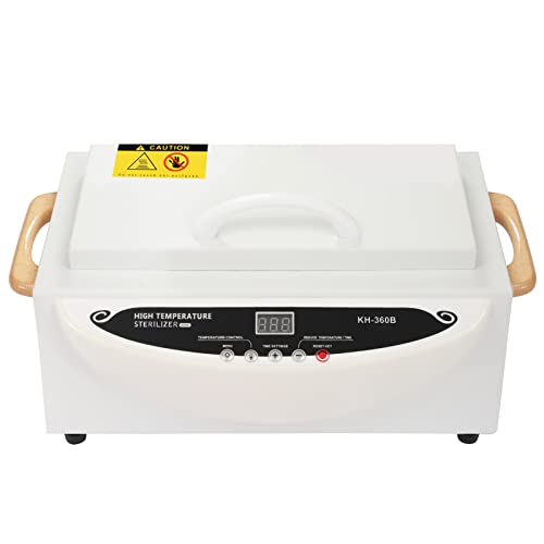 500W Heißluft Sterilisator Nagelstudio Desinfektion Kosmetik Nagelstudio 0-250°C für Nagelknipser, Pinzetten, Augenbrauenscheren, Handtücher, Besteck von Royyalpa