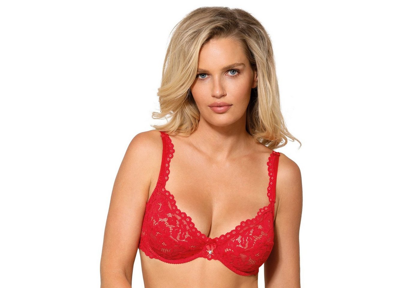 Róza Lingerie Bügel-BH Roza-Newia rot Bügel BH (1-tlg) von Róza Lingerie