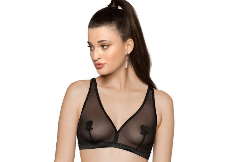 Róza Lingerie Soft-BH Roza-Lisbet schwarz Soft-BH (1-tlg) von Róza Lingerie